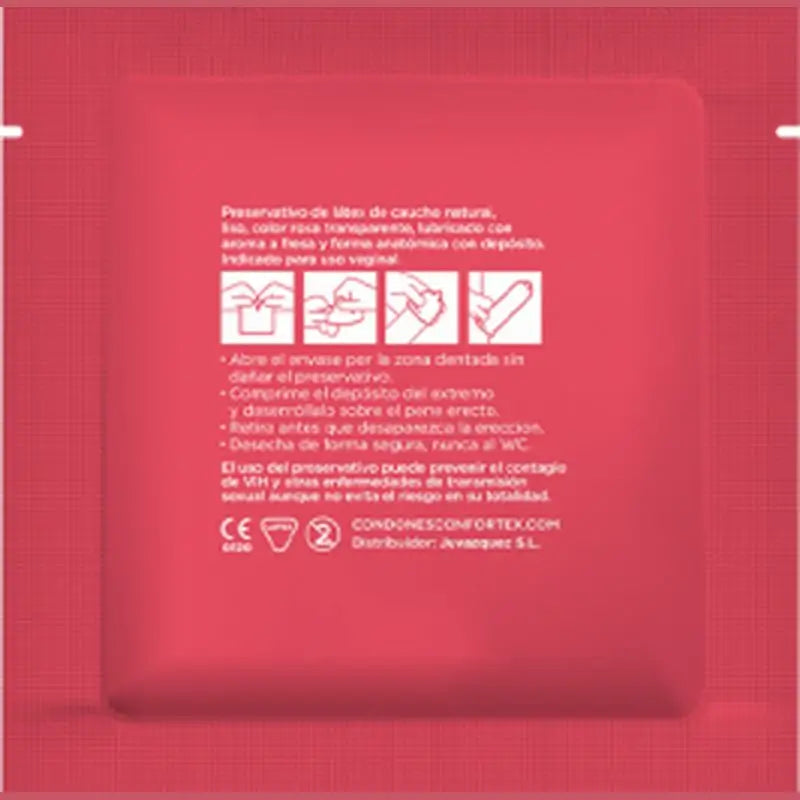 Confortex Preservativos Fresa Caja 144 Uds