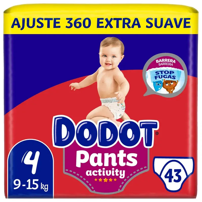 Dodot Pants Activity Size 4, 43 Nappies