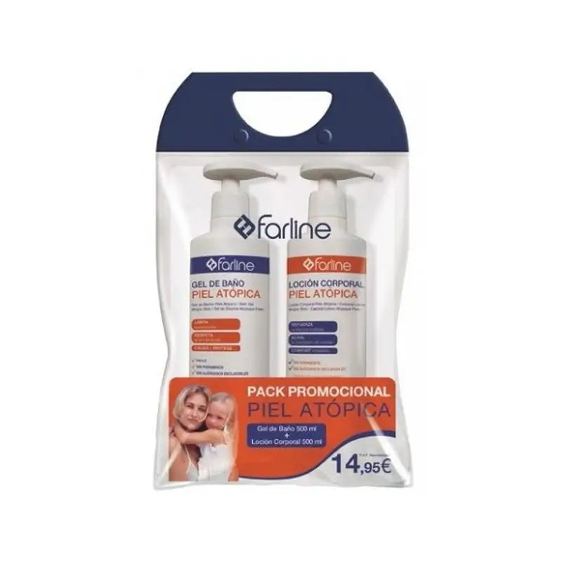 Farline Pacl Loción Corporal Piel Atópica + Gel De Baño Piel Atópica