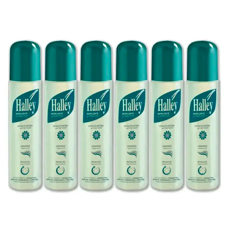 Halley Insect Repellent, Pack 6 x 250 ml
