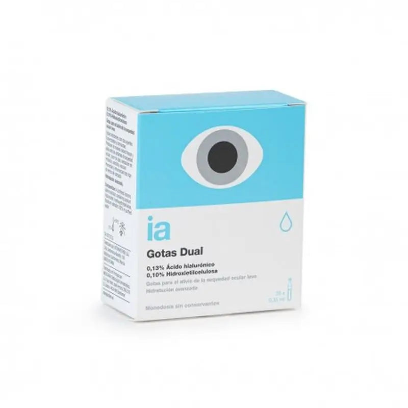 Interapothek Gotas Dual 0,13% monodosis, 20x0,35 ml