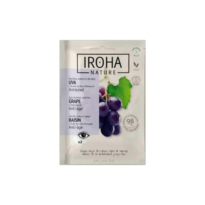 Iroha Nature Natural Extracts Anti-Aging Eye Patches, 1 pair