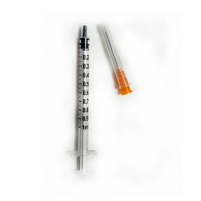 Syringe With Needle 1 Ml, 100 units (25gx16mm)