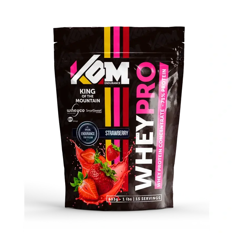 Kom Endurance Proteins Sports Nutrition , whey protein sachet 453 g strawberry flavour