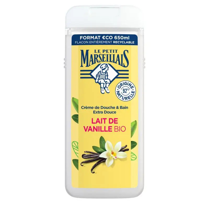 Le Petit Marseillais Gel De Ducha Corporal Extra Suave, Leche De Vainillla Bio , 650 ml