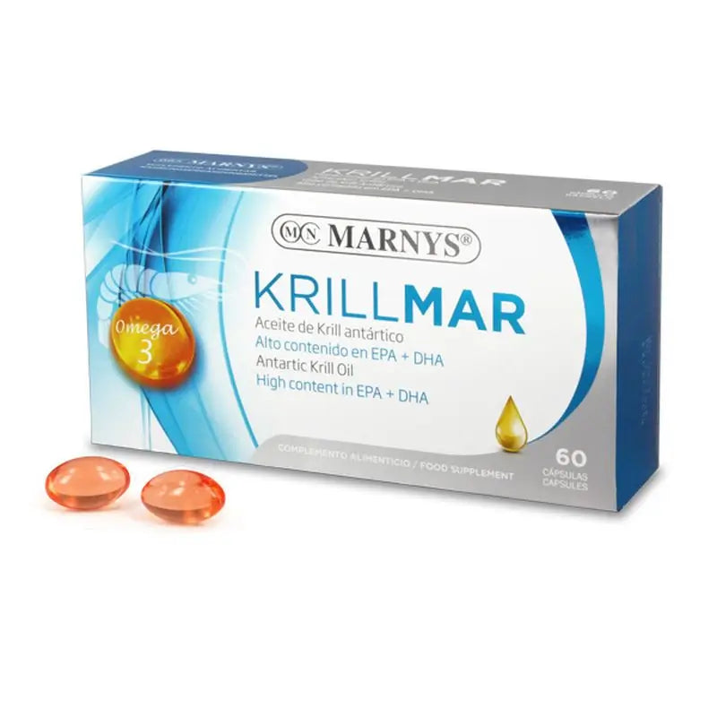 Marnys Krillmar Aceite De Krill Antartico , 60 cápsulas