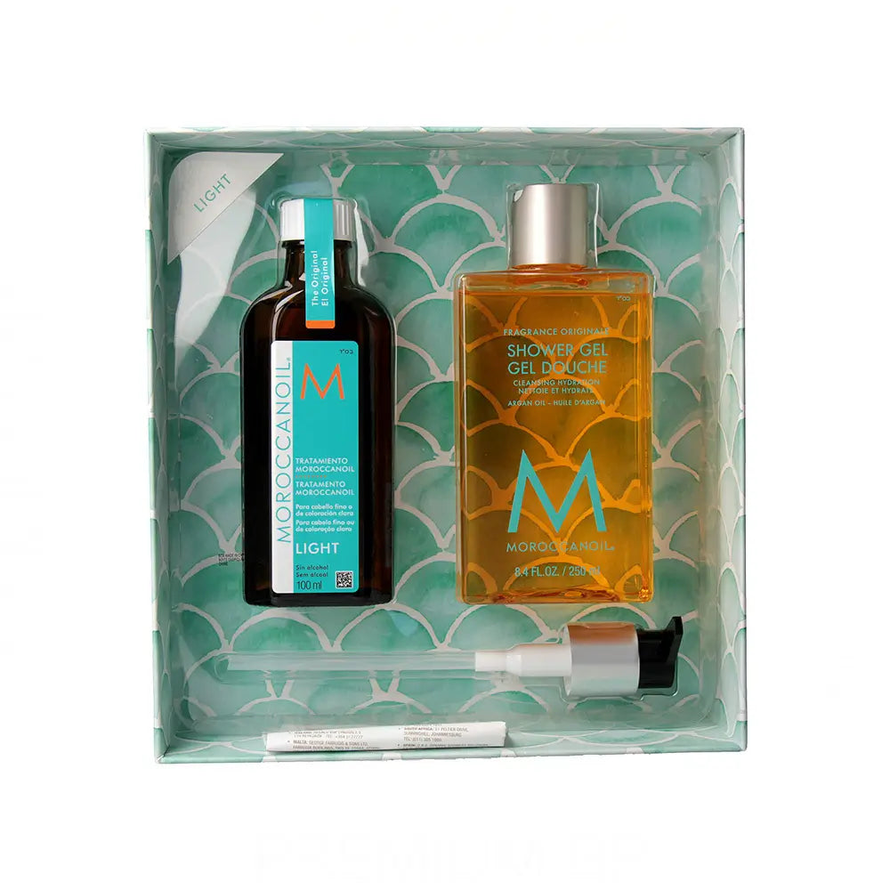Moroccanoil Pack Tratamiento Aceite (Oil) Ligero De Argán Y Gel De Ducha
