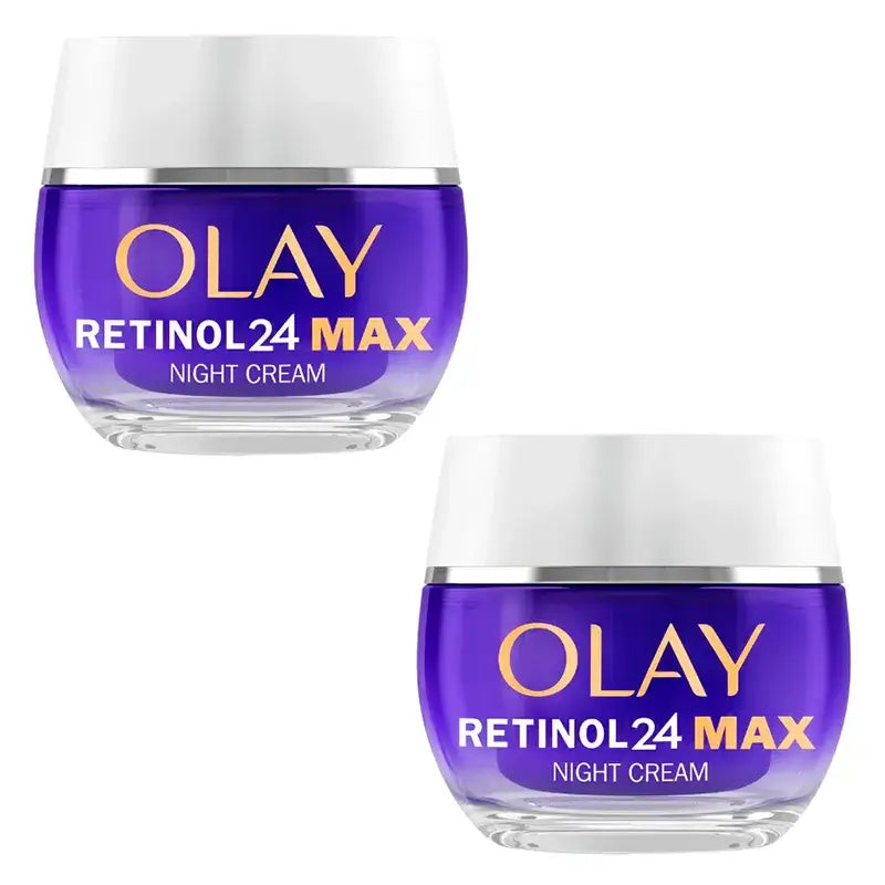 Olay Retinol Max Night Cream, pack 2 x 50Ml