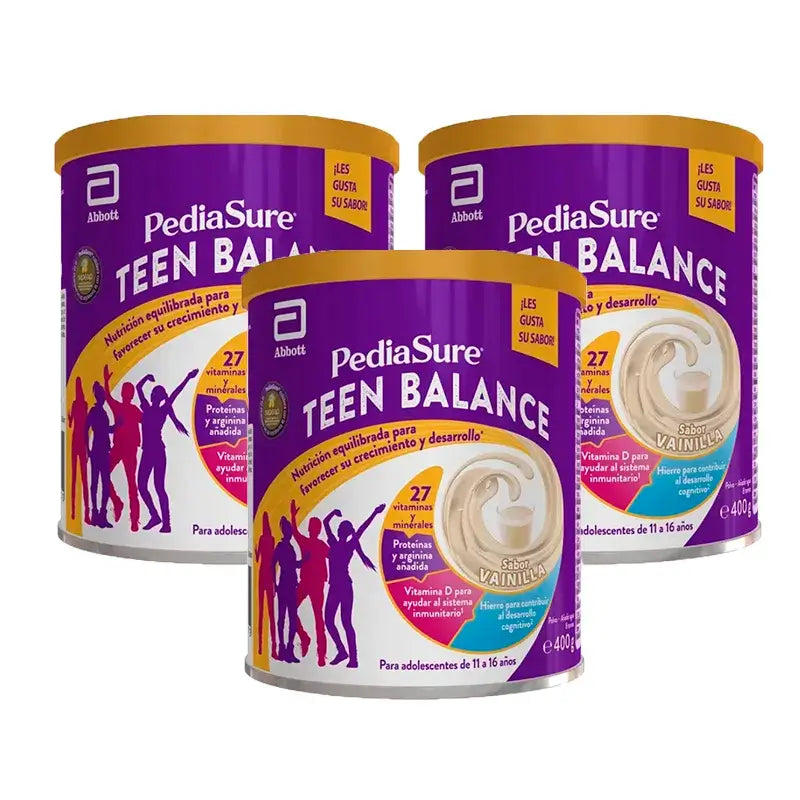 Pediasure Teen Balance Vanilla Teenagers, 3x400g