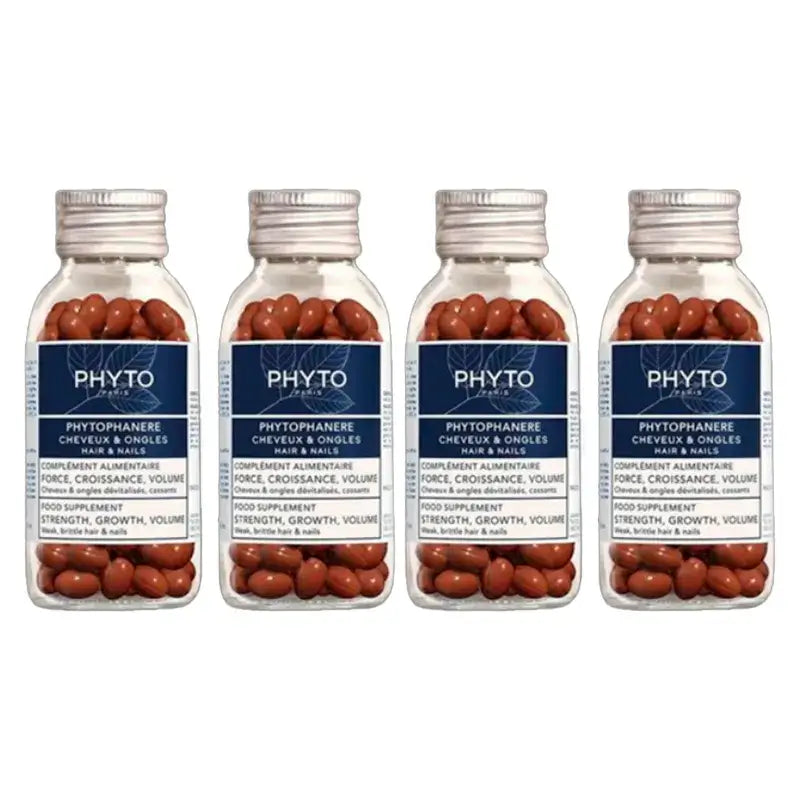 Phytophanere Hair and Nails Anti-Hair Loss Treatment, 4x120 Capsules