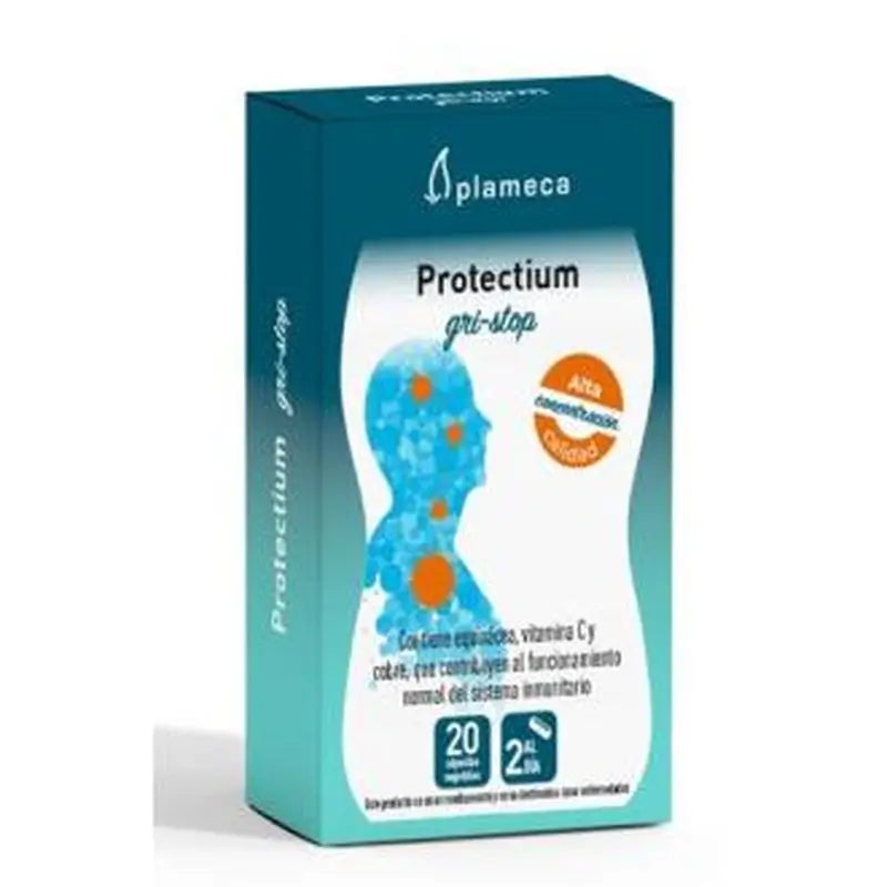 Plameca Protectium Gri-Stop 20 Cápsulas