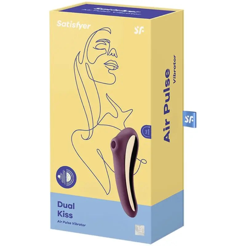 Satisfyer Air Pulse Dual Kiss Estimulador Clitoris - Purpura