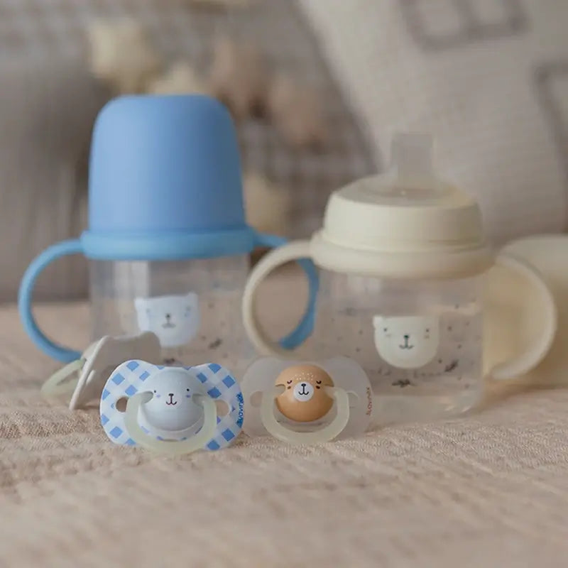 Suavinex Night Bottle Night & Day +6 Months Wild&Free Beige, 150 ml