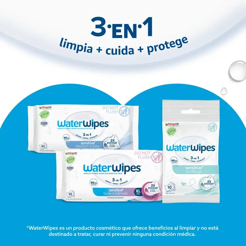 Waterwipes Biodegradable Baby Wipes, 60 pcs.
