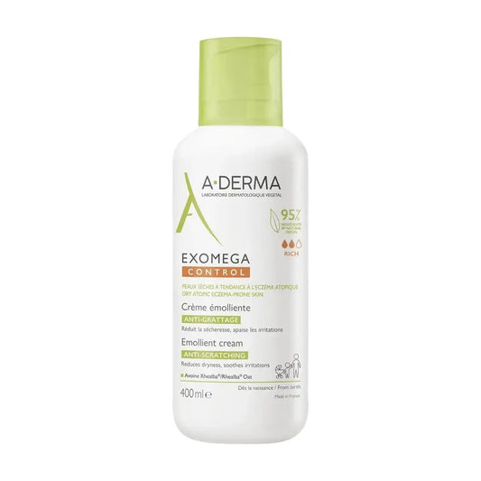 A-Derma Exomega Control Emollient Cream, 400 ml