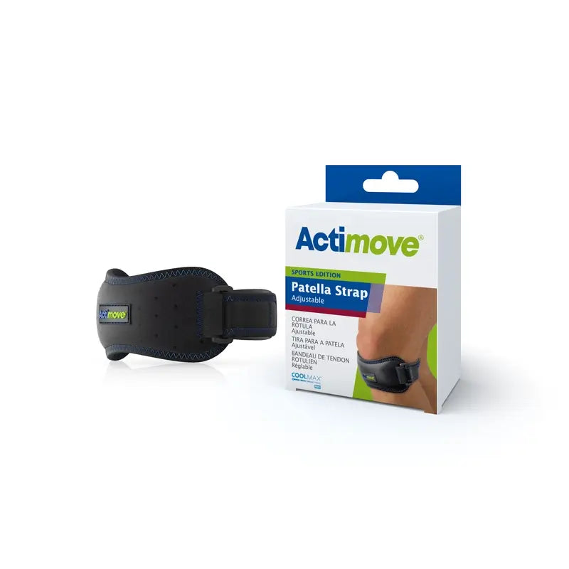 Actimove Adjustable Patellar Strap, Black, Universal Size