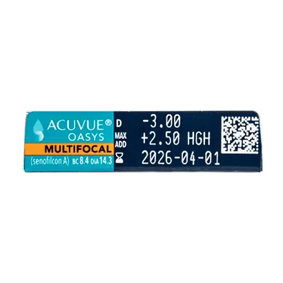 Acuvue Oasys Bi-weekly Multifocal Lenses , 6 units - -4.50, 8.4, High, 14.30