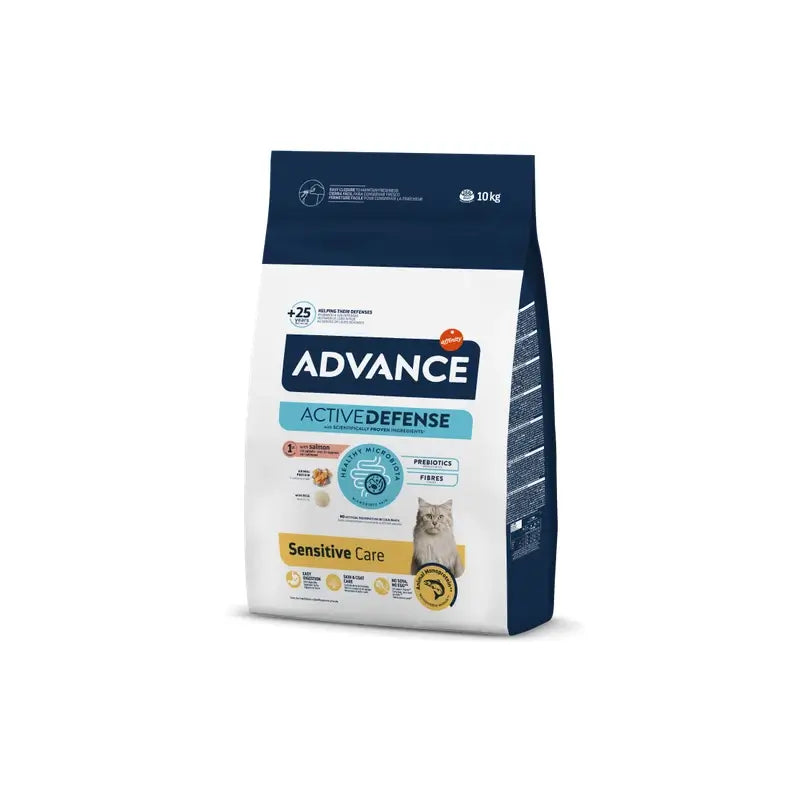 Advance Feline Feline Adult Sensitive Salmon Rice 10kg, cat food