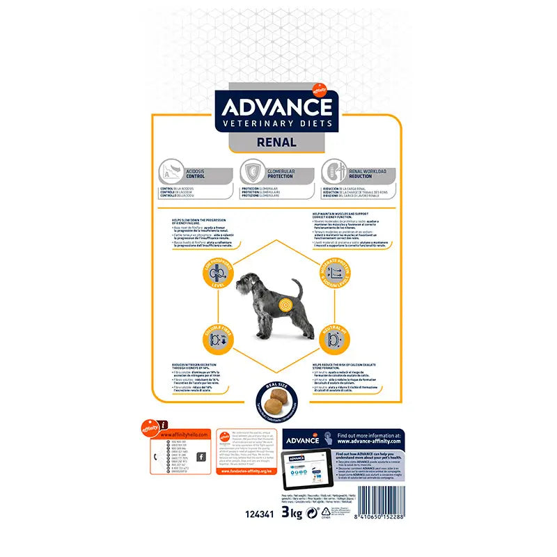 Advance Vet Canine Renal Failure 3Kg, dog food for dogs