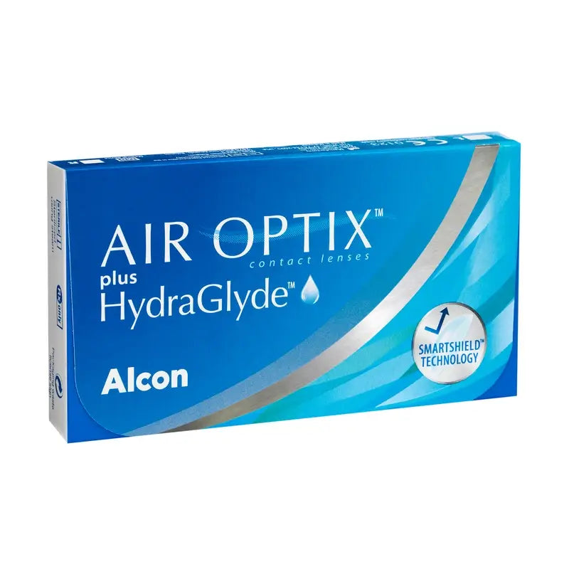 Air Optix Plus Hydraglade Monthly Spherical Contact Lenses, 6 units - +5.50, 8.6, 14.2