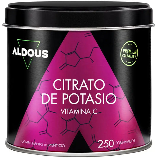 Aldous Bio Potassium Citrate , 250 tablets