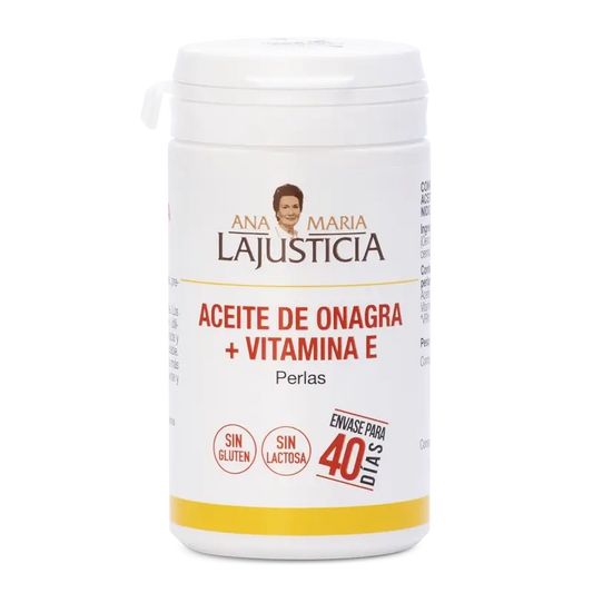 Ana Maria Lajusticia Evening Primrose Oil + Vitamin E, 80 pearls