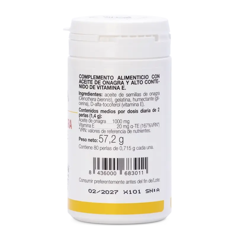 Ana Maria Lajusticia Evening Primrose Oil + Vitamin E, 80 pearls