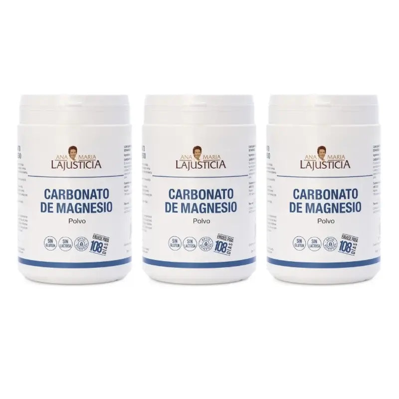 Ana Maria Lajusticia Magnesium Carbonate, 3x130 tablets - Powder