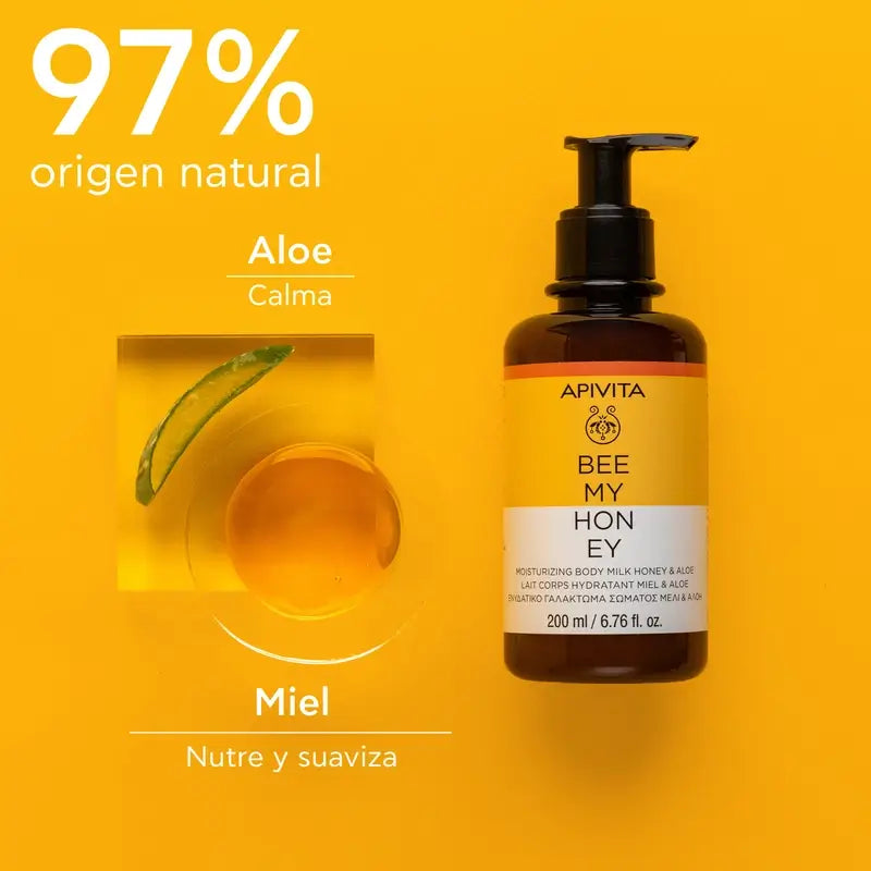 Apivita Bee My Honey Body Milk With Honey And Aloe , 200 ml