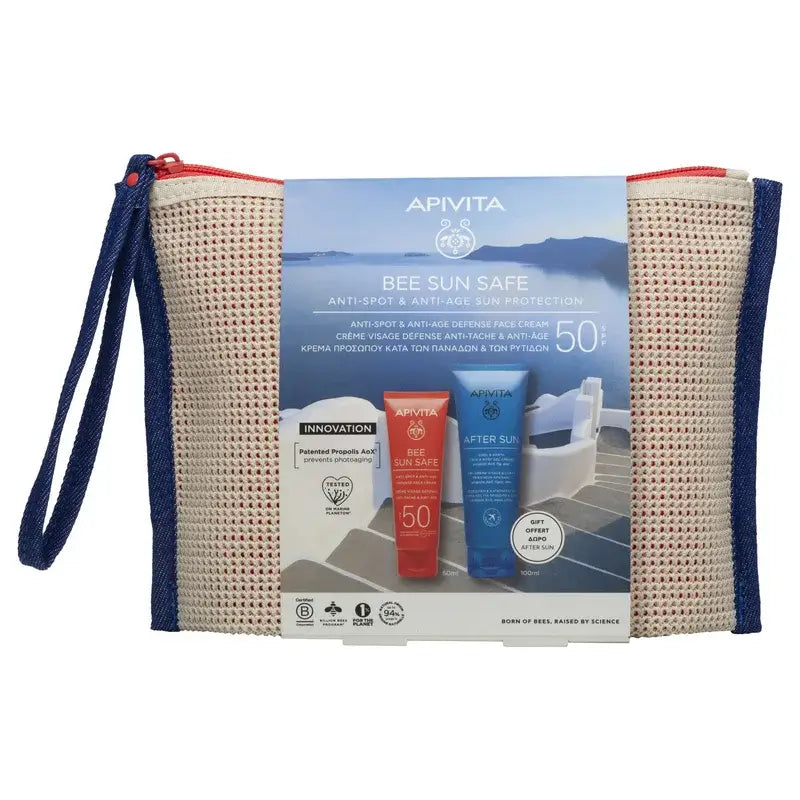 Apivita Bee Sun Safe Anti-Ageing & Anti-Blemish Cream Spf50, 50 ml