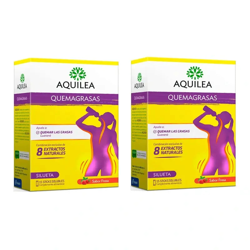 Aquilea Fat Burning Sticks, 2X15 Sticks Strawberry