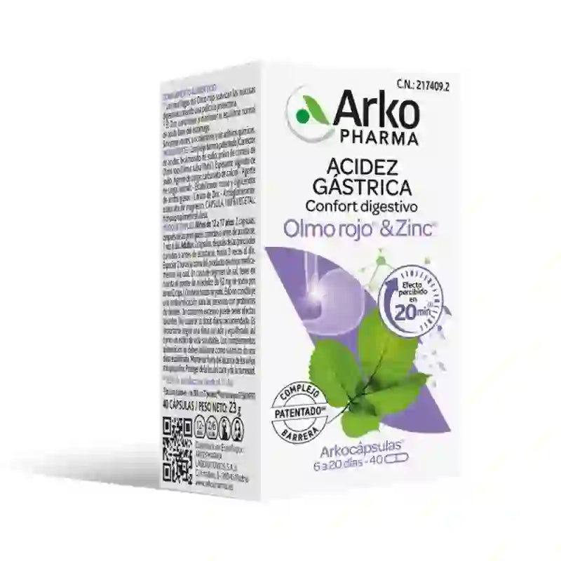 Arkopharma Arkocápsulas Heartburn, 40 capsules