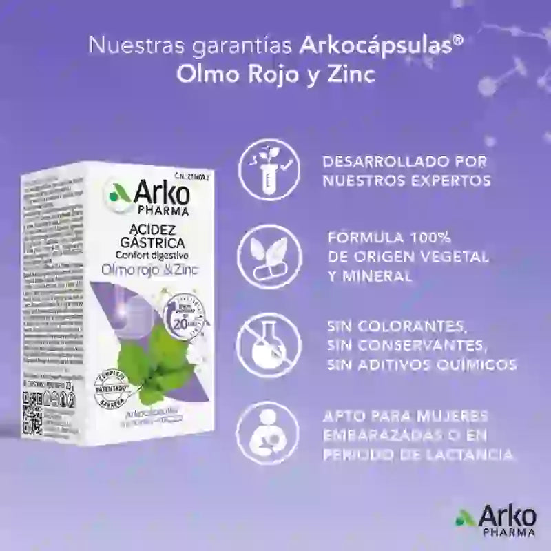 Arkopharma Arkocápsulas Heartburn, 40 capsules