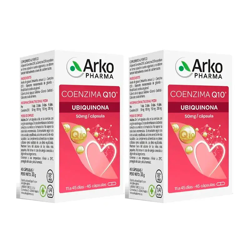 Arkopharma Arkovital Coenzyme Q10, 2X45 Capsules