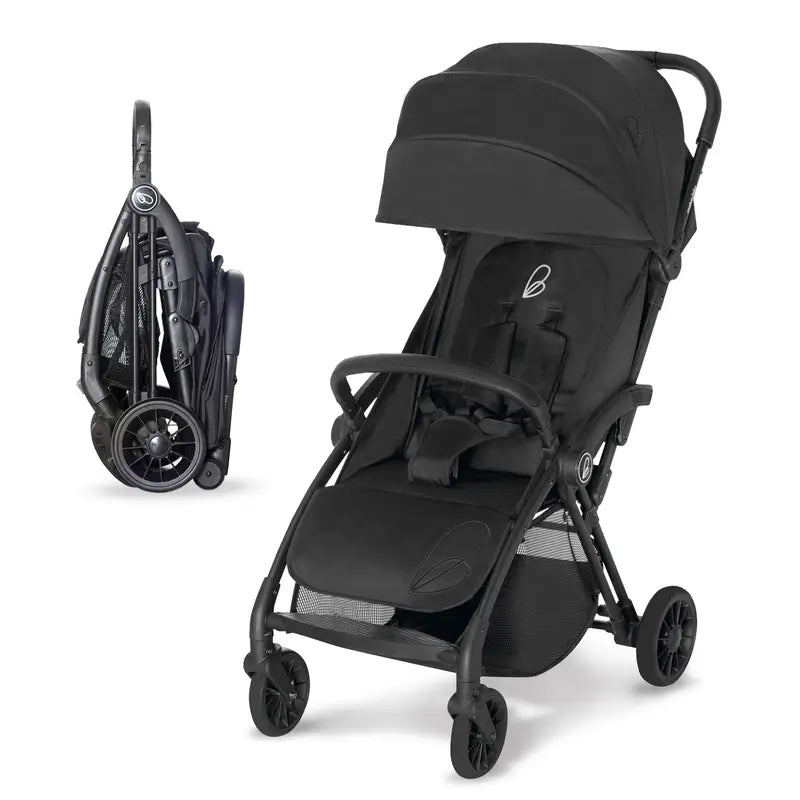 Asalvo Stroller Plis Plas Black with Black Chassis