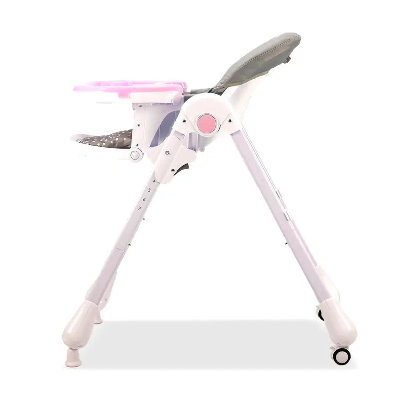 Asalvo Pink Bunny Highchair With Wheels