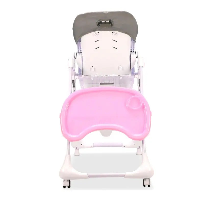 Asalvo Pink Bunny Highchair With Wheels