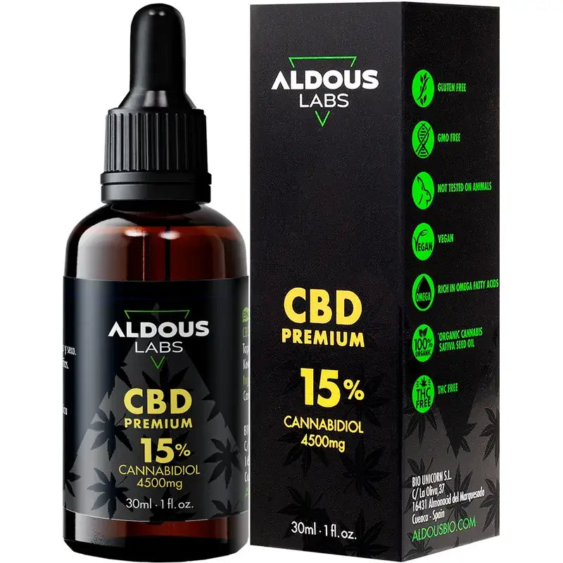 Aldous Labs Authentic CBD Oil 15% 30 ml Isolate
