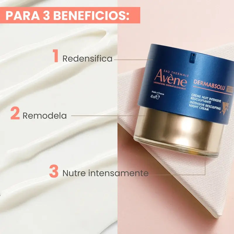 Avène Dermabsolu Intensive Night Remodelling Cream, 40Ml