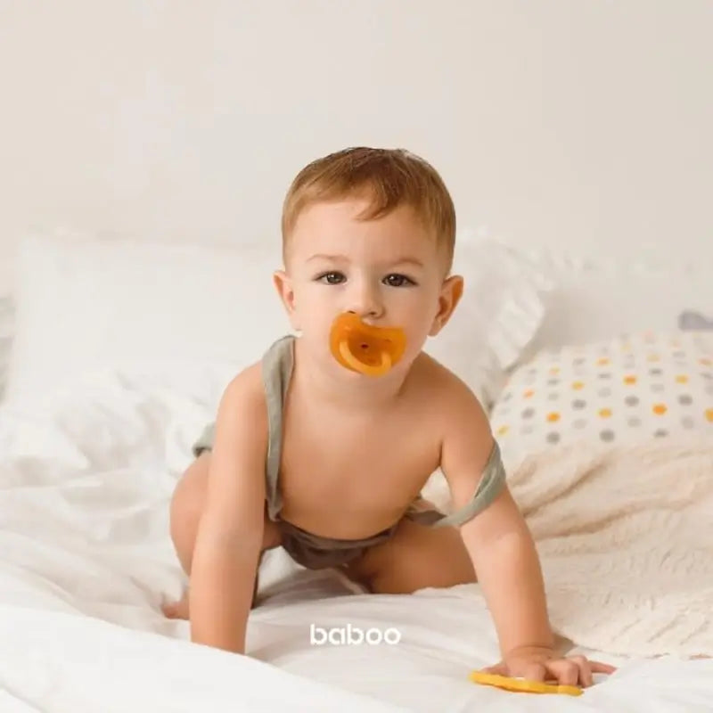 Baboo Round Latex Soother, 0+ Months