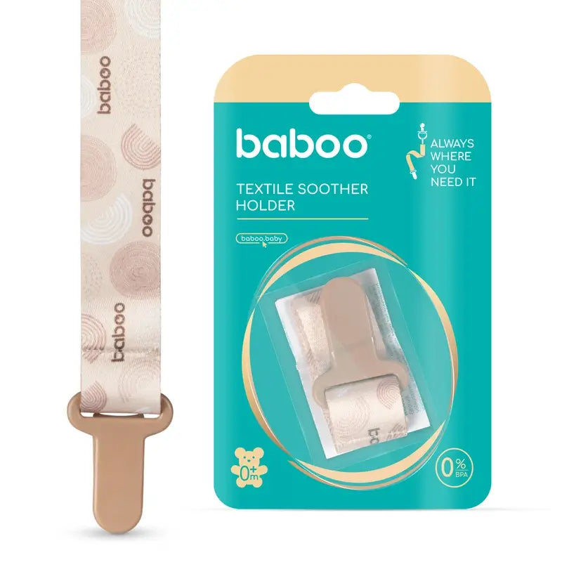 Baboo Pacifier Holder 0+ Months Au Naturale, 1 piece