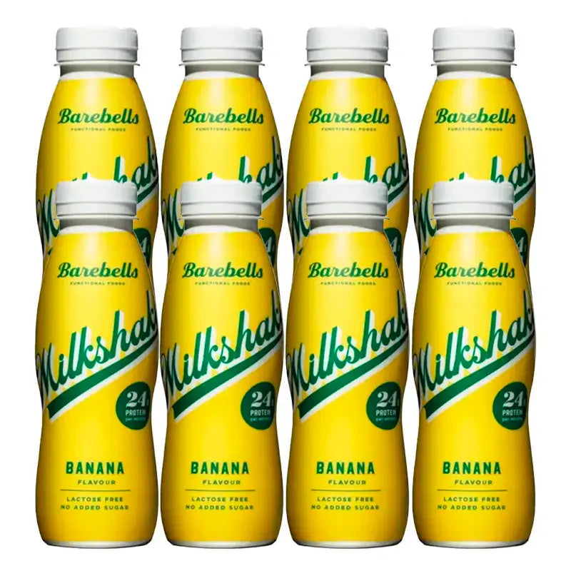 Barebells Milkshake Banana, Pack 8 x 330 ml