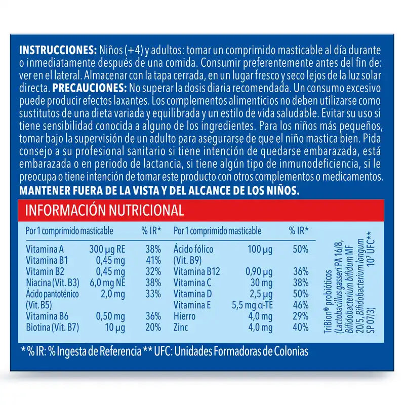 Bion3 Defense Junior Multivitamin Chews, 30 tablets