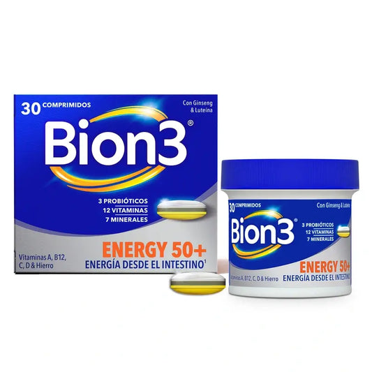 Bion3 Energy 50+ Multivitamins, 30 Tablets