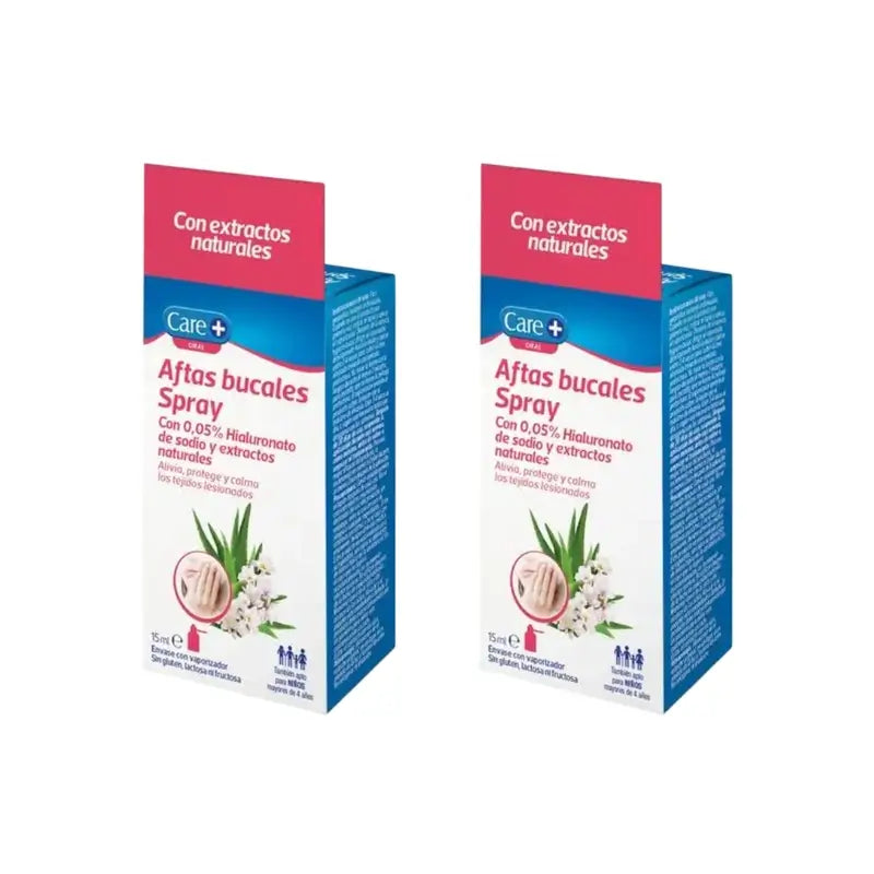 Care+ Aftas Oral Spray, 2X15 Ml