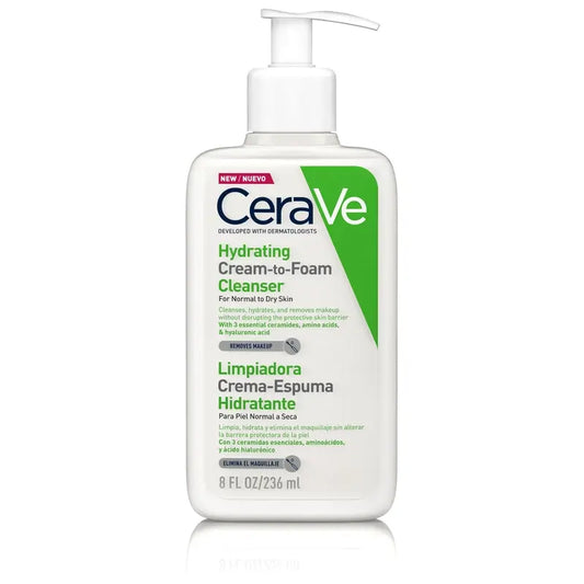 CeraVe Cleansing Cream-Moisturising Foam Cleanser, 236 ml