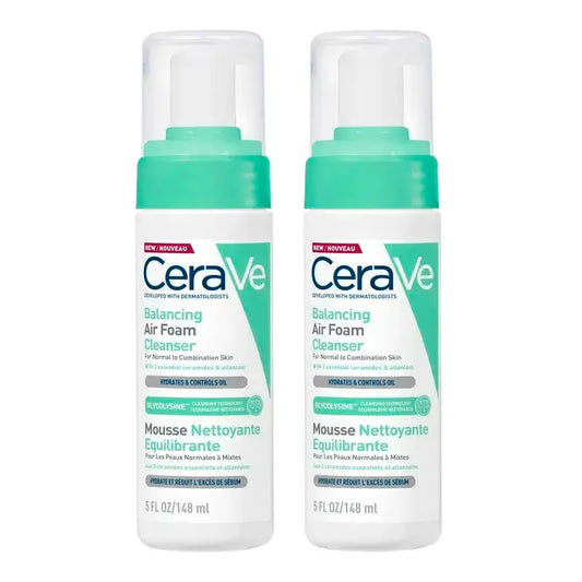 CeraVe Air Foam Rebalancing Cleanser , Pack 2 x 148 ml