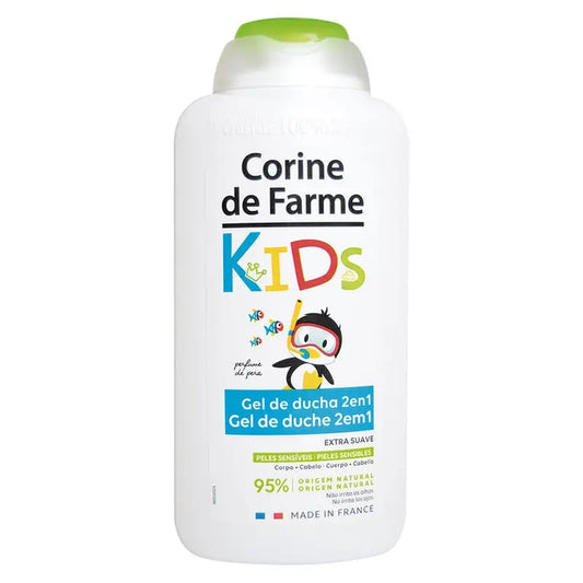 Corine De Farme Kids 2 In 1 Shower Gel Pear, 300 ml