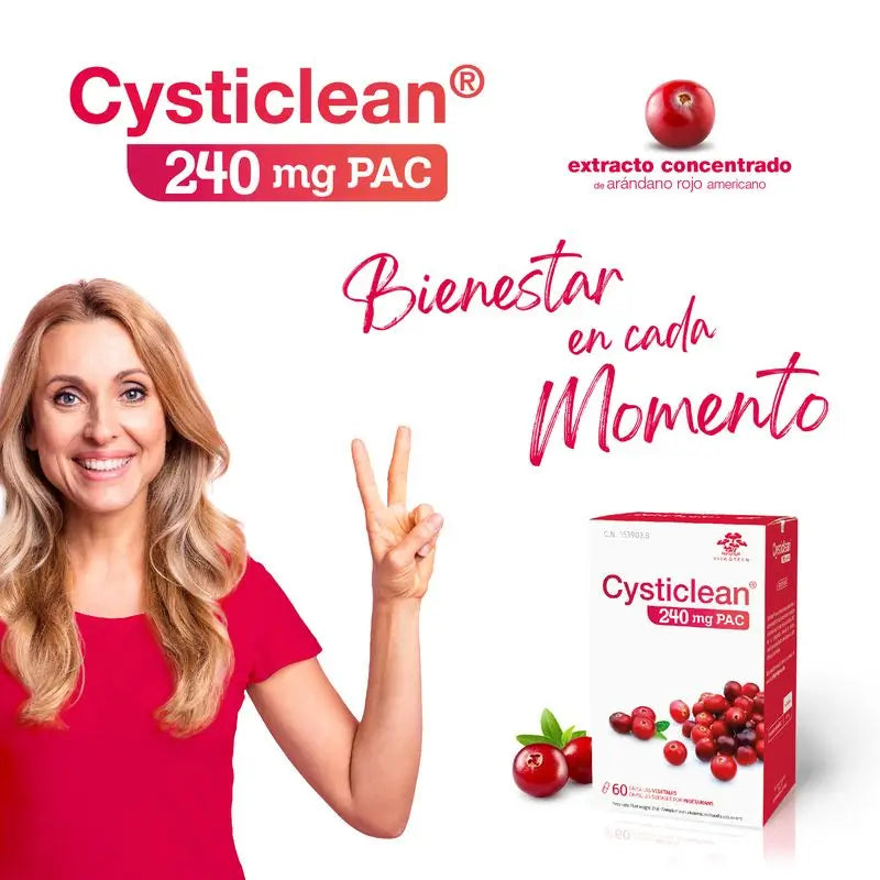 Cysticlean 240 Mg Pac, 60 capsules