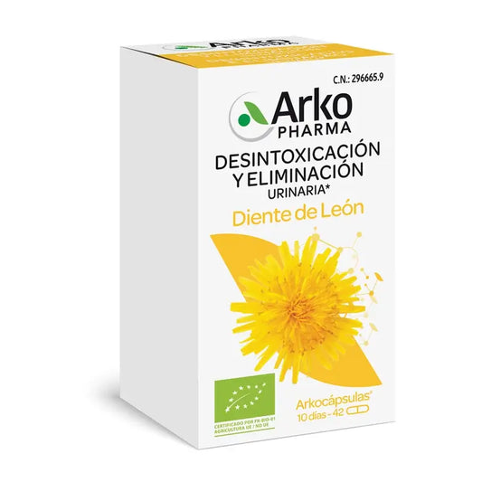 Arkopharma Arkocápsulas Dandelion Bio, 42 capsules